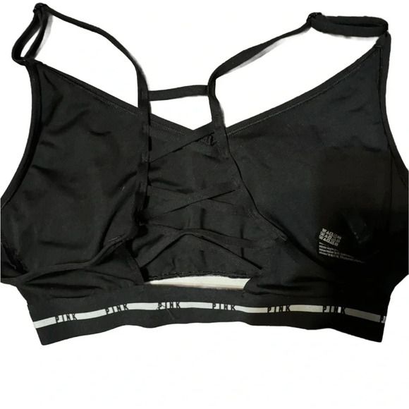 VS PINK ACTIVE SPORTS BRA BLACK - Picture 2 of 9
